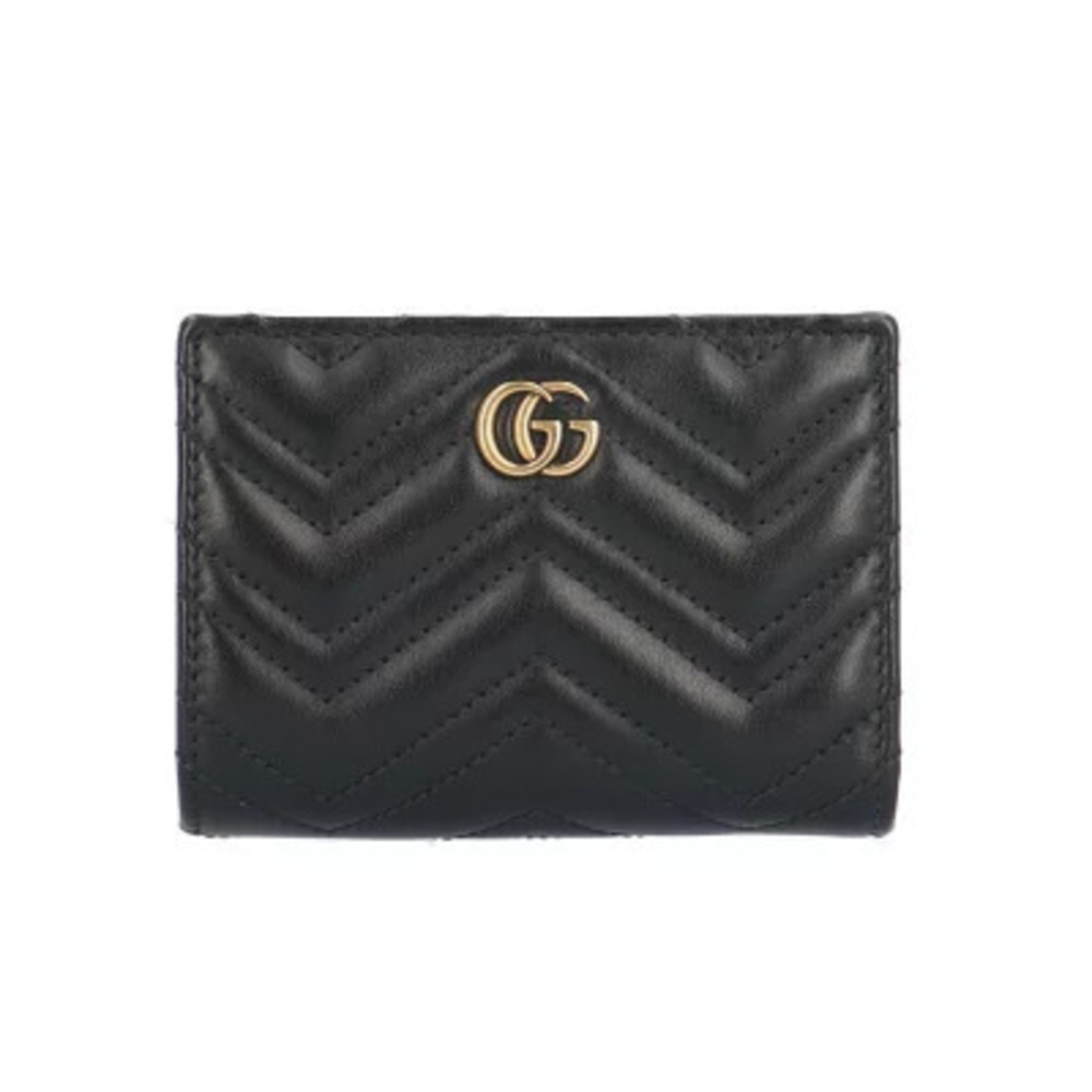 Gucci GG Marmont Bi fold Wallet Leather